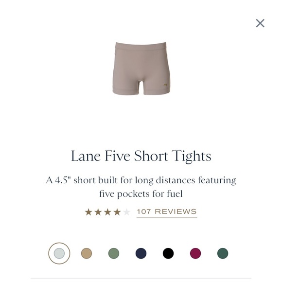 Tracksmith Five Lane Shorts Small - Picture 9 of 9